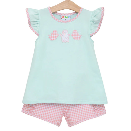 Boo Buddies Ruffle Short Set