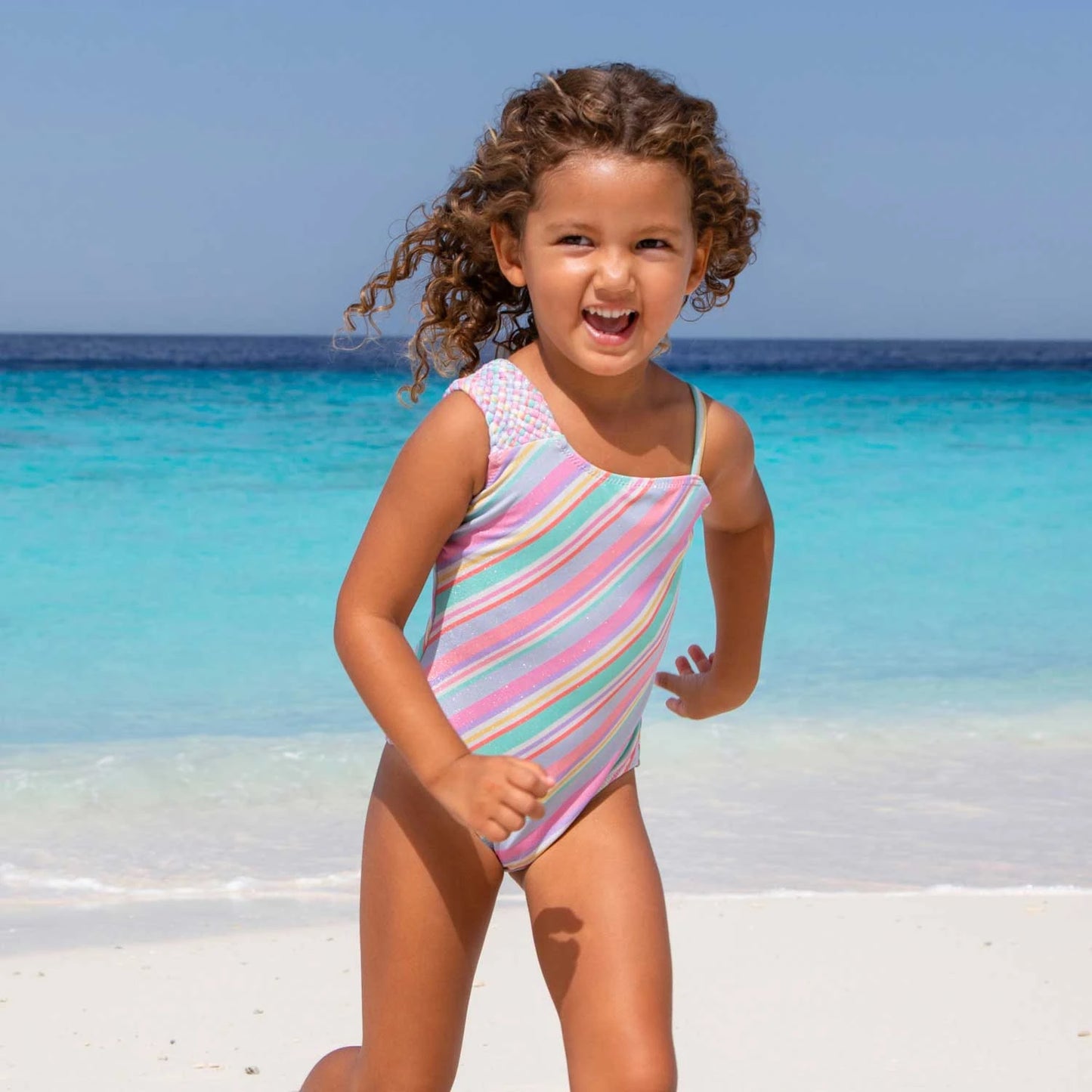Shimmer - Diagonal Stripe Swim