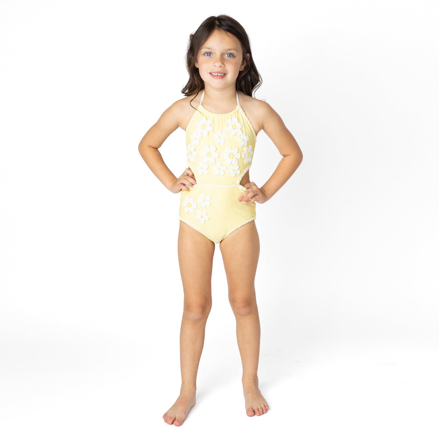Crochet Halter - Butter Daisy Swim