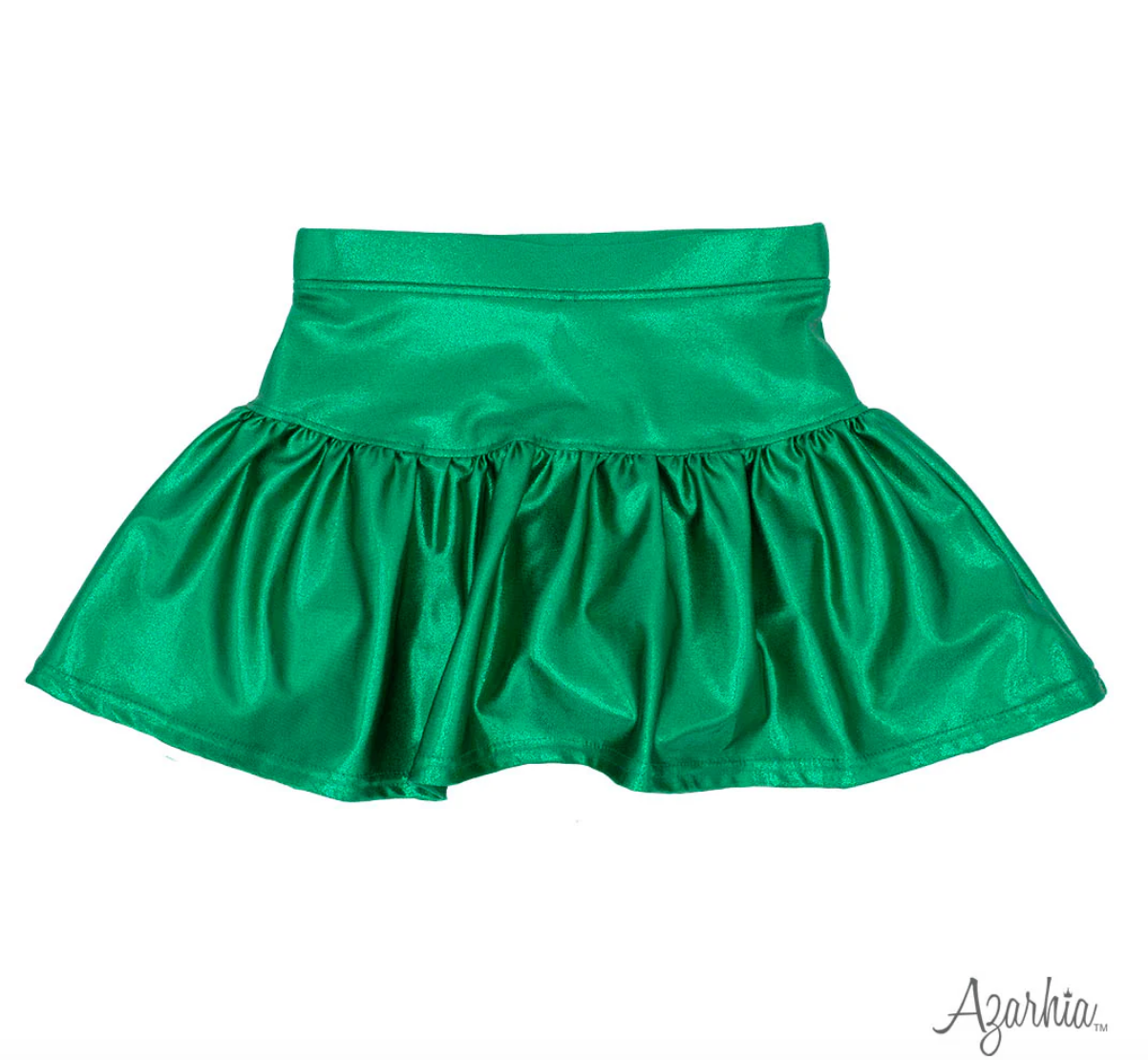 Green Shimmer Skort