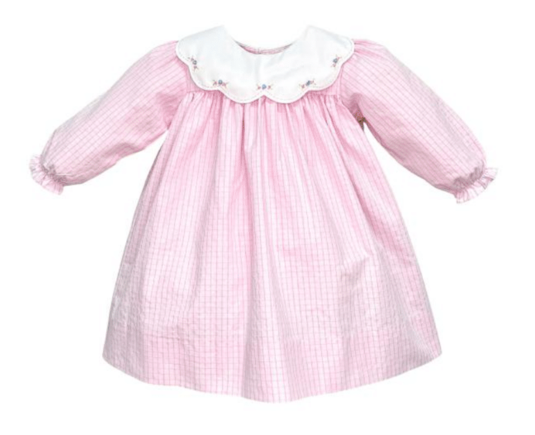 Pink Dress w/ Collar