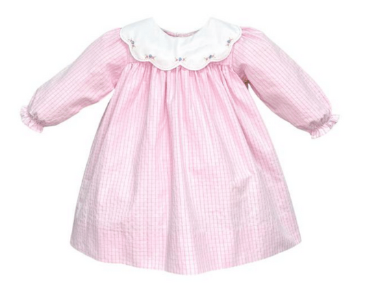Pink Dress w/ Collar