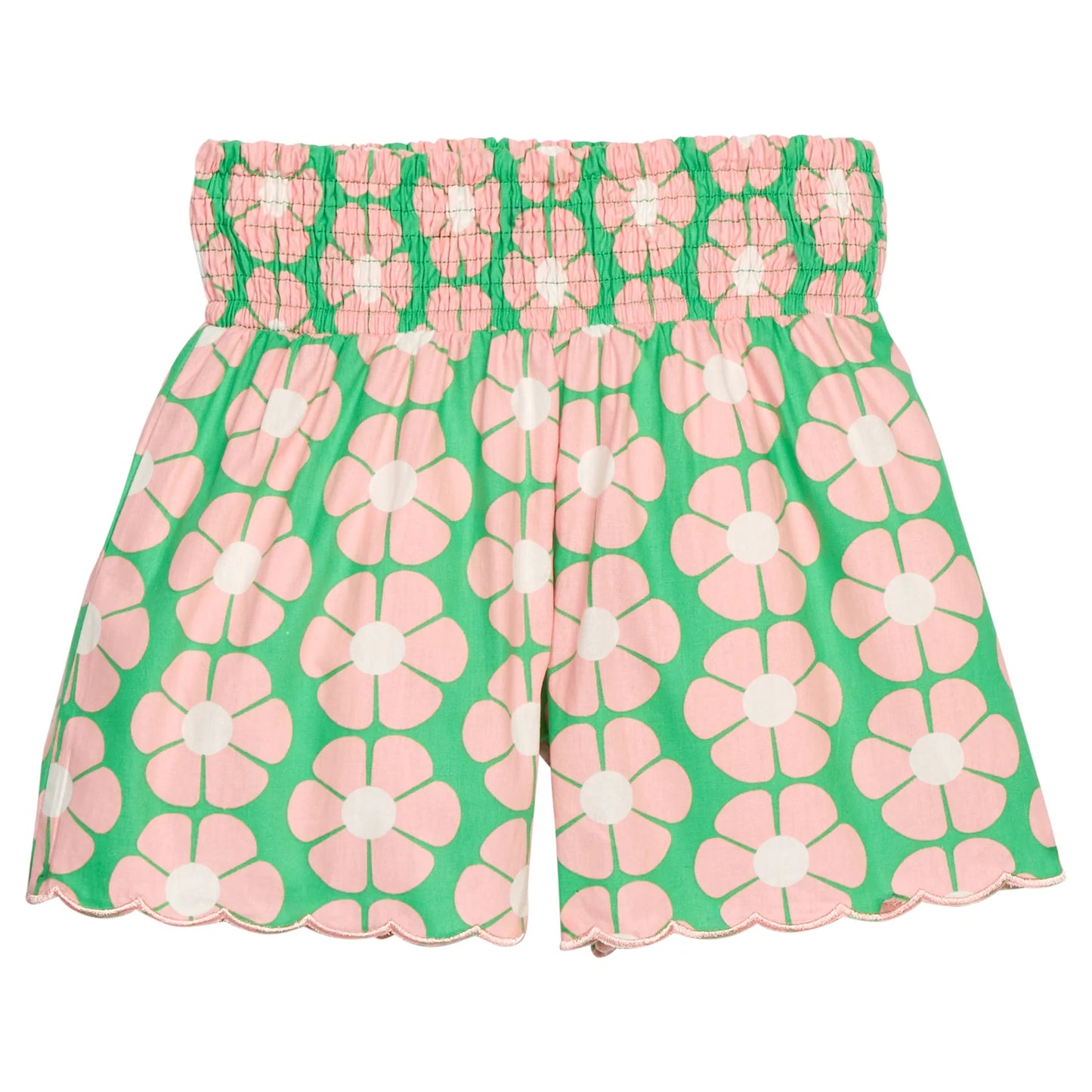 Shirred Shorts - Pimlico Punch