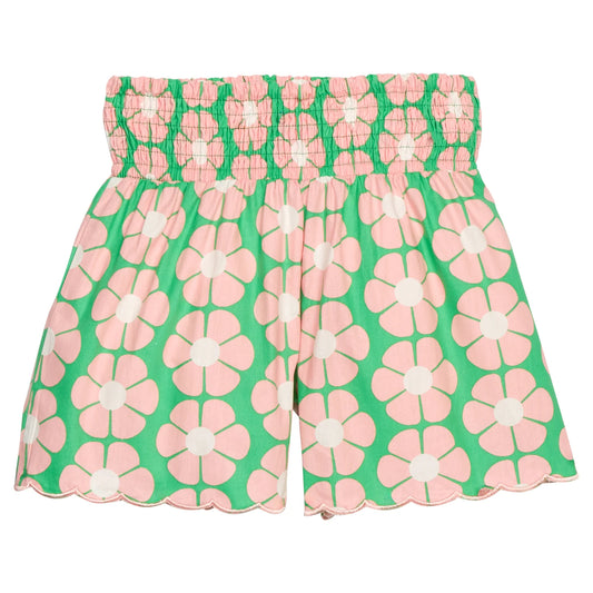 Shirred Shorts - Pimlico Punch