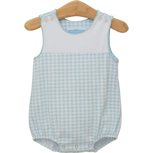 Madden Bubble- Light Blue Gingham