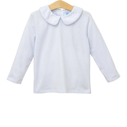Boys Knit Peter Pan Collar LS Shirt