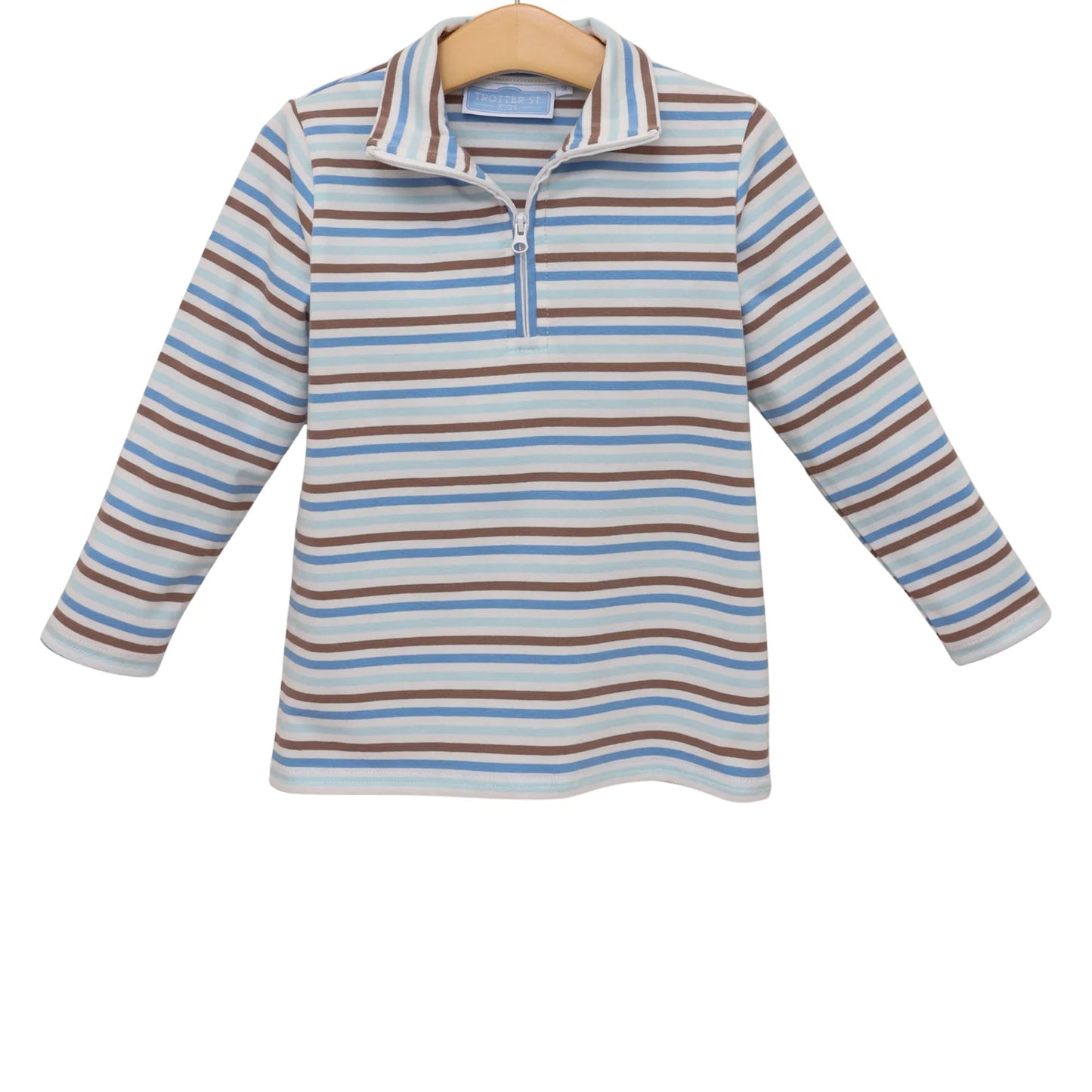Tucker Pullover- Hamptons Stripe