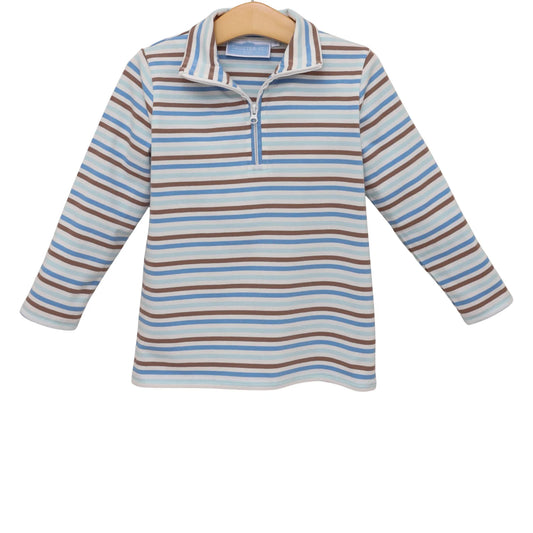 Tucker Pullover- Hamptons Stripe