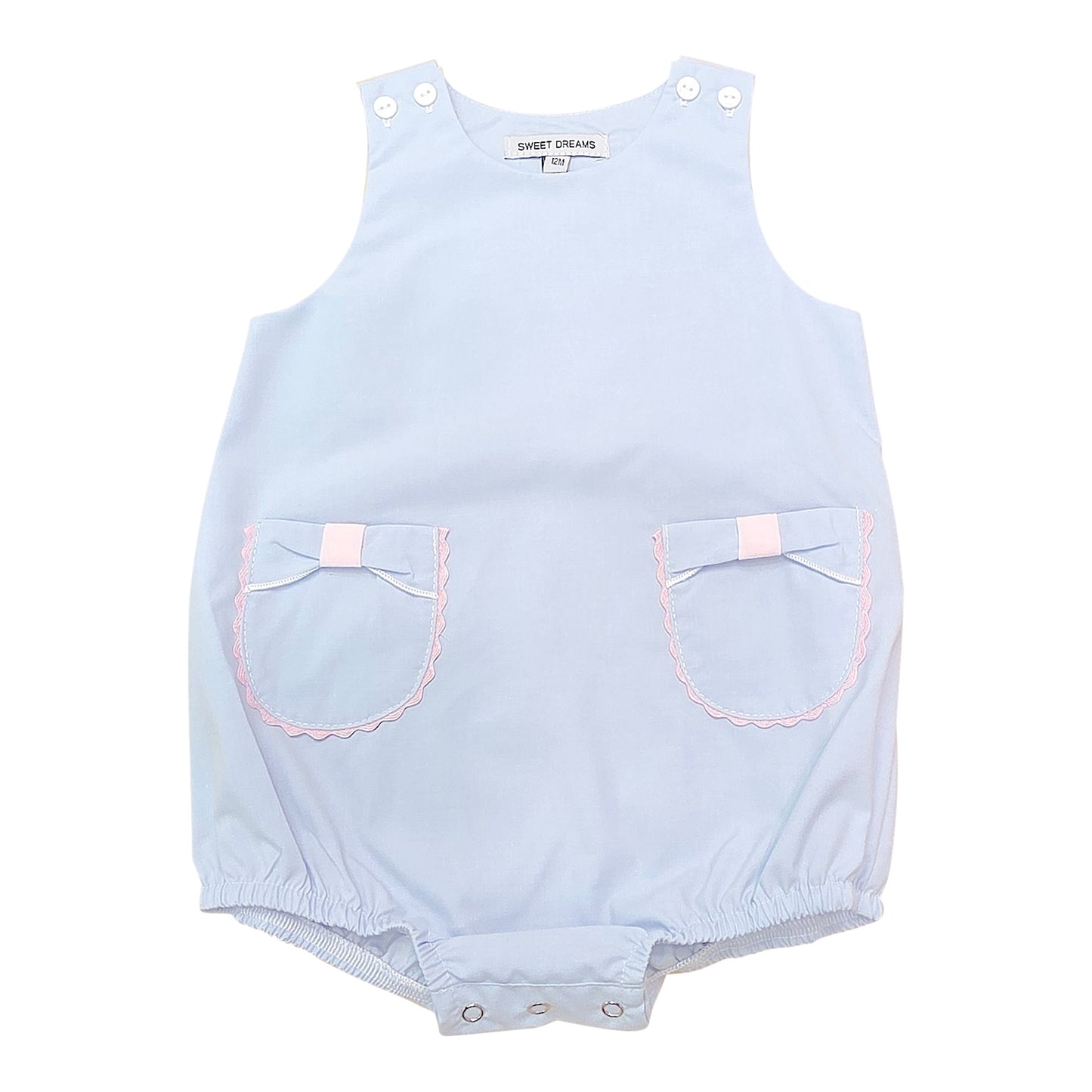 Blue Bow Pocket Bubble