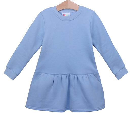 Light Blue Tunic Sweatshirt