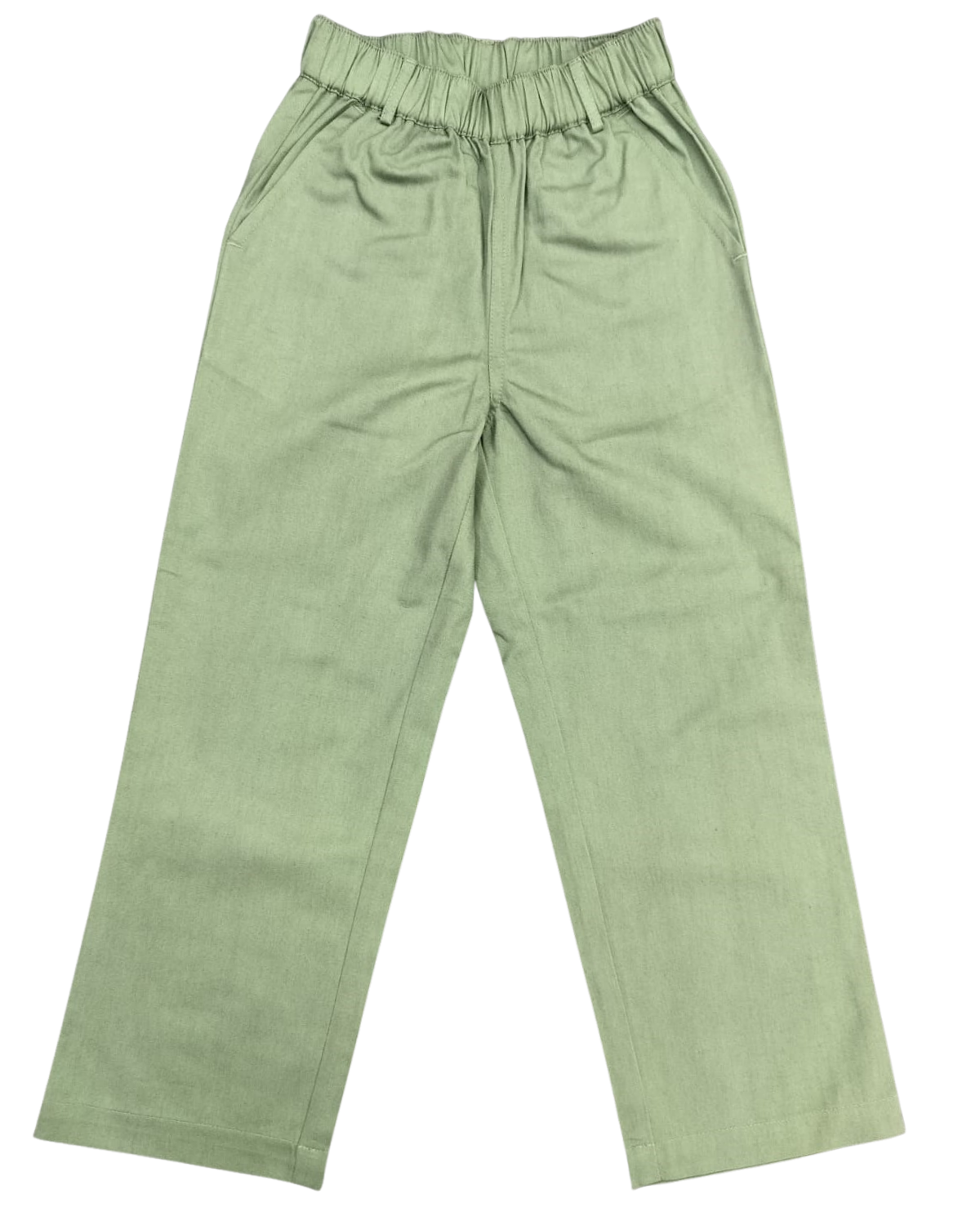 Elastic Pants - Oil Green