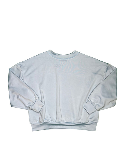 Perf Sweatshirt - Angel Falls Baby Blue