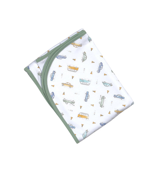 Vintage Cars Receiving Blanket