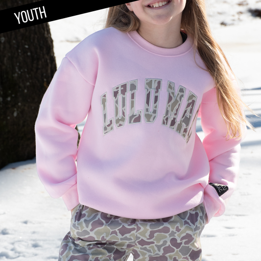 Camo Light Pink Sweatshirt