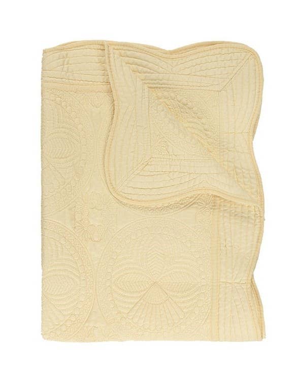 Heirloom Quilt - Baby Quilt Blanket Monogram