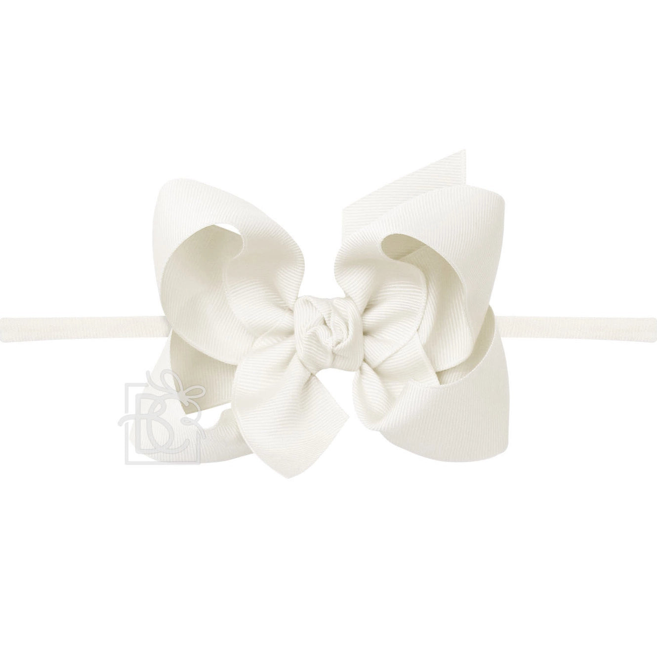 Antique White Hair Bow