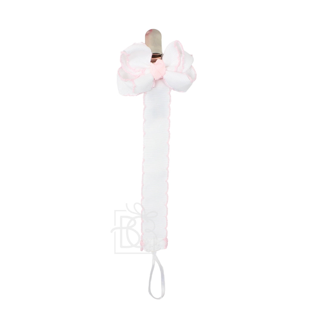 Bow Pacifier Clip