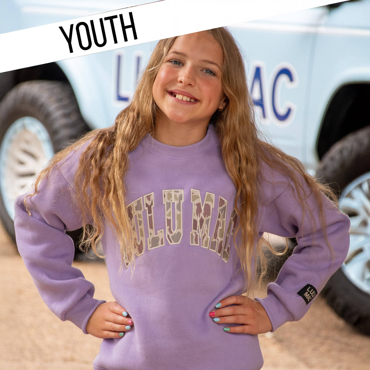 Camo Lavender Sweatshirt