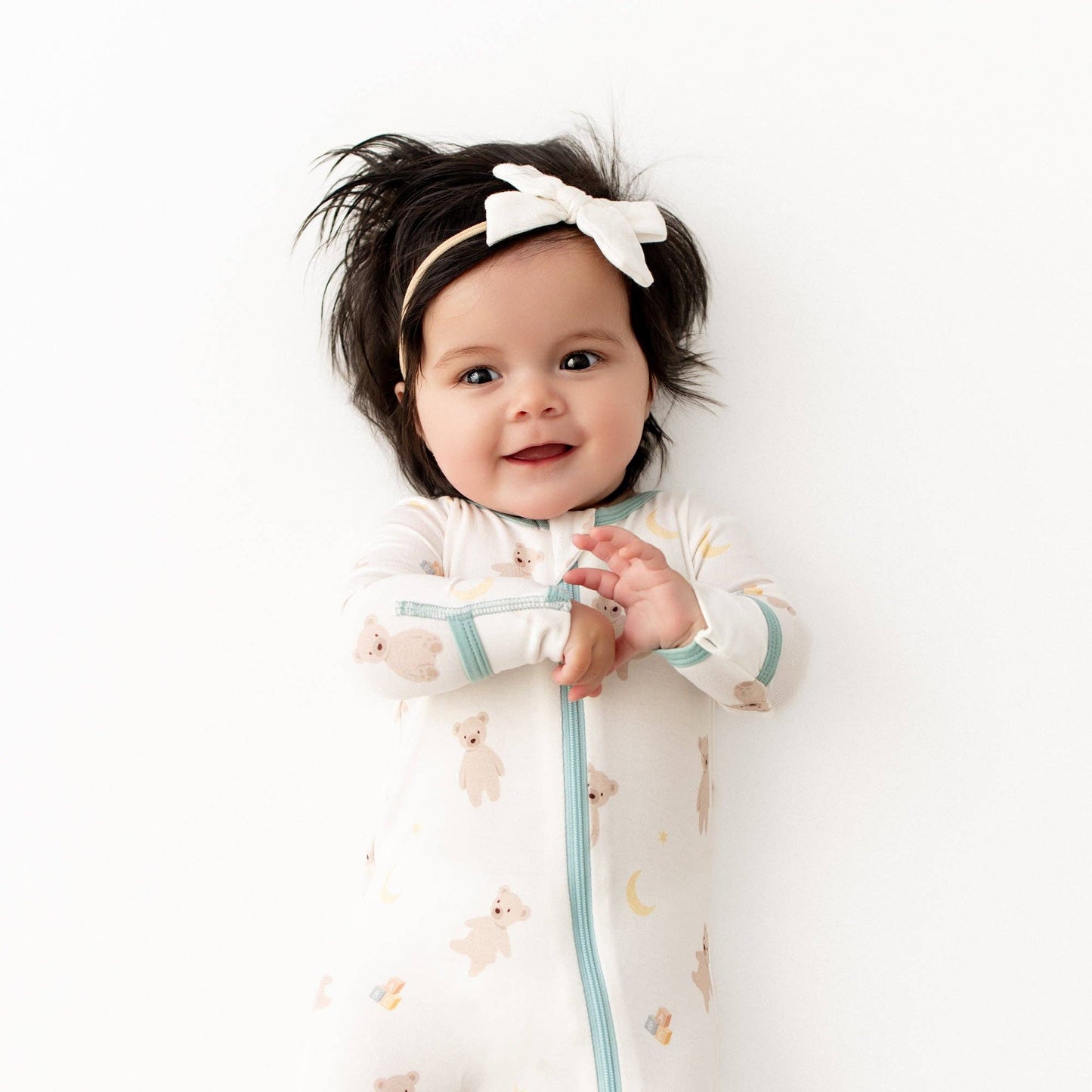 Teddy Bears Zippered Footie