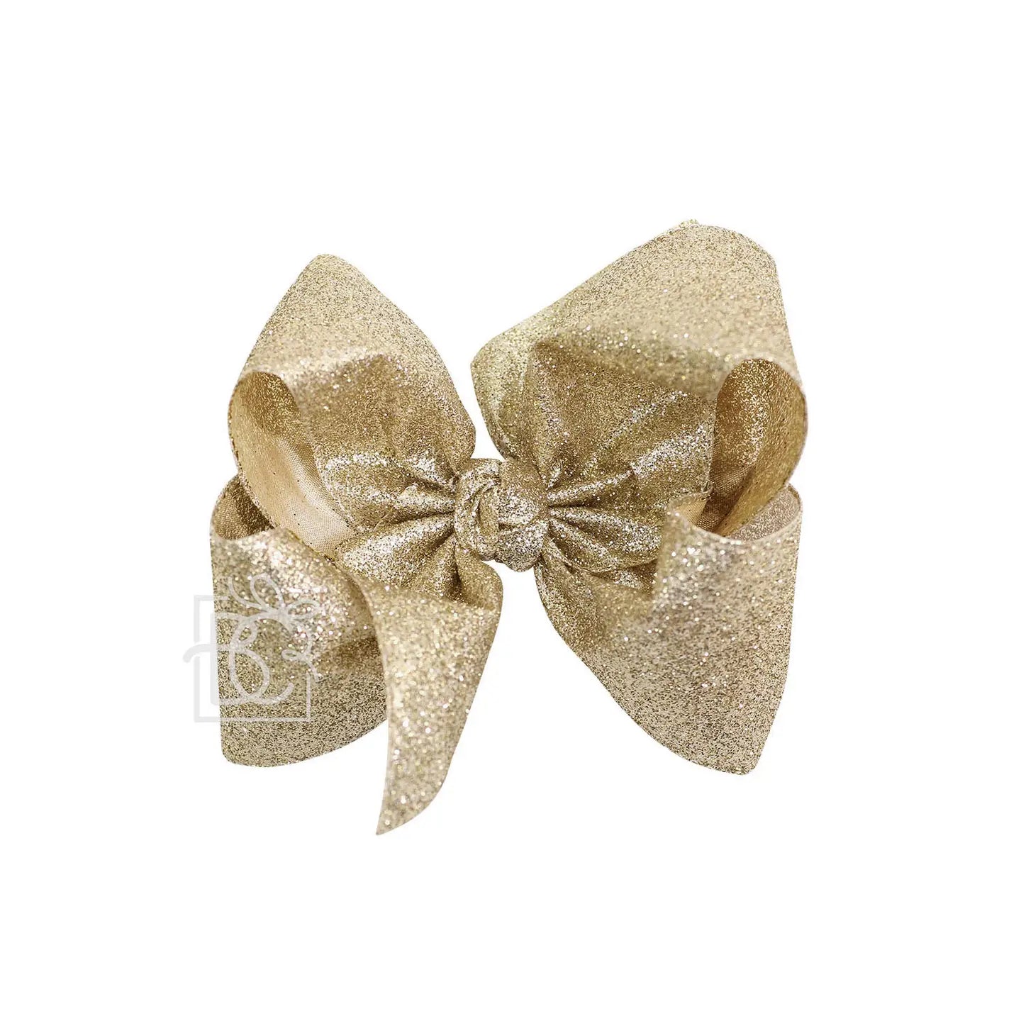 Glitter Hair Bow 5.5"