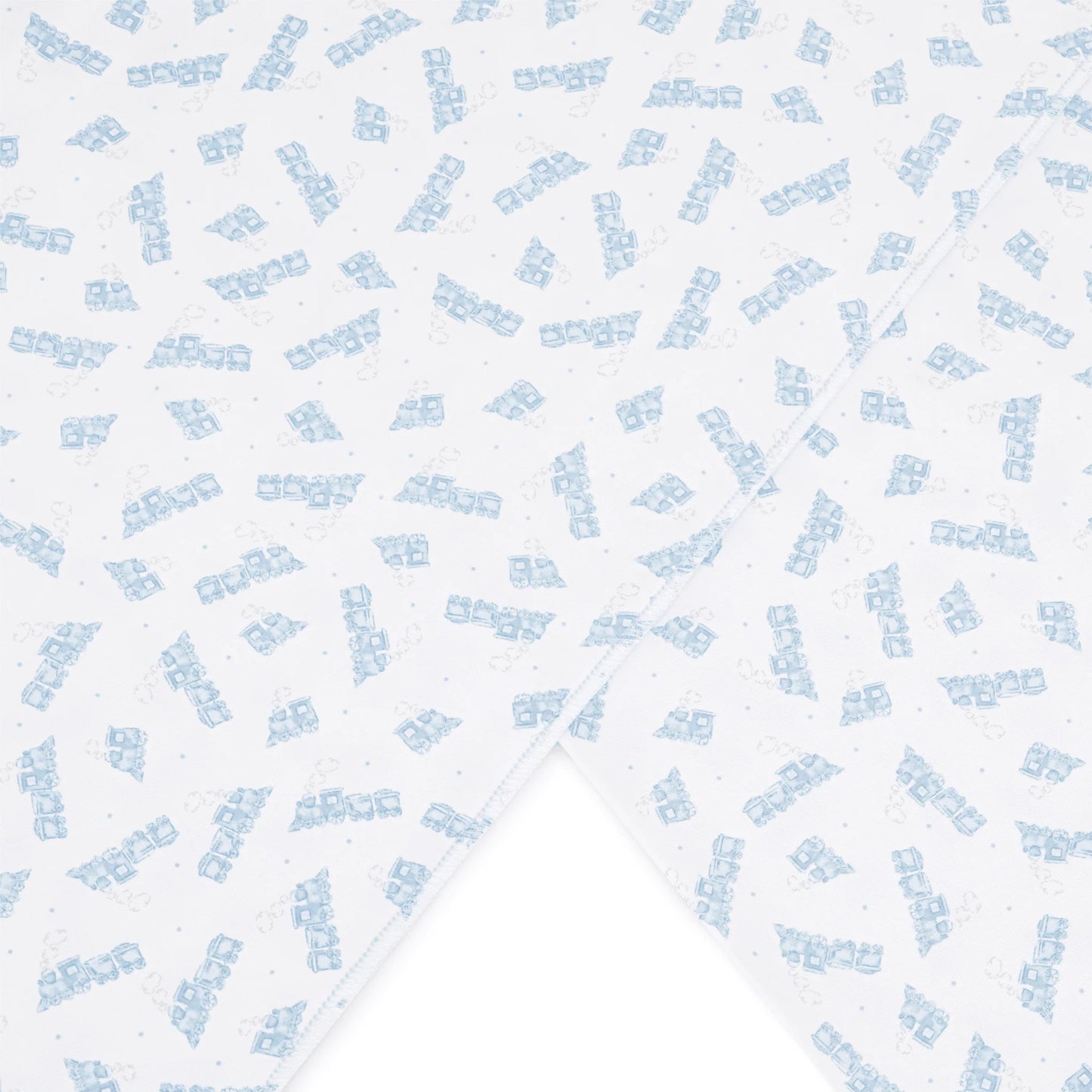 Choo Choo Train Print Swaddle Blanket