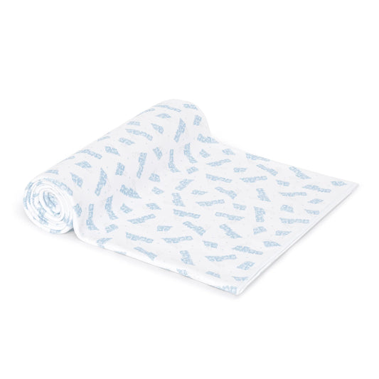 Choo Choo Train Print Swaddle Blanket