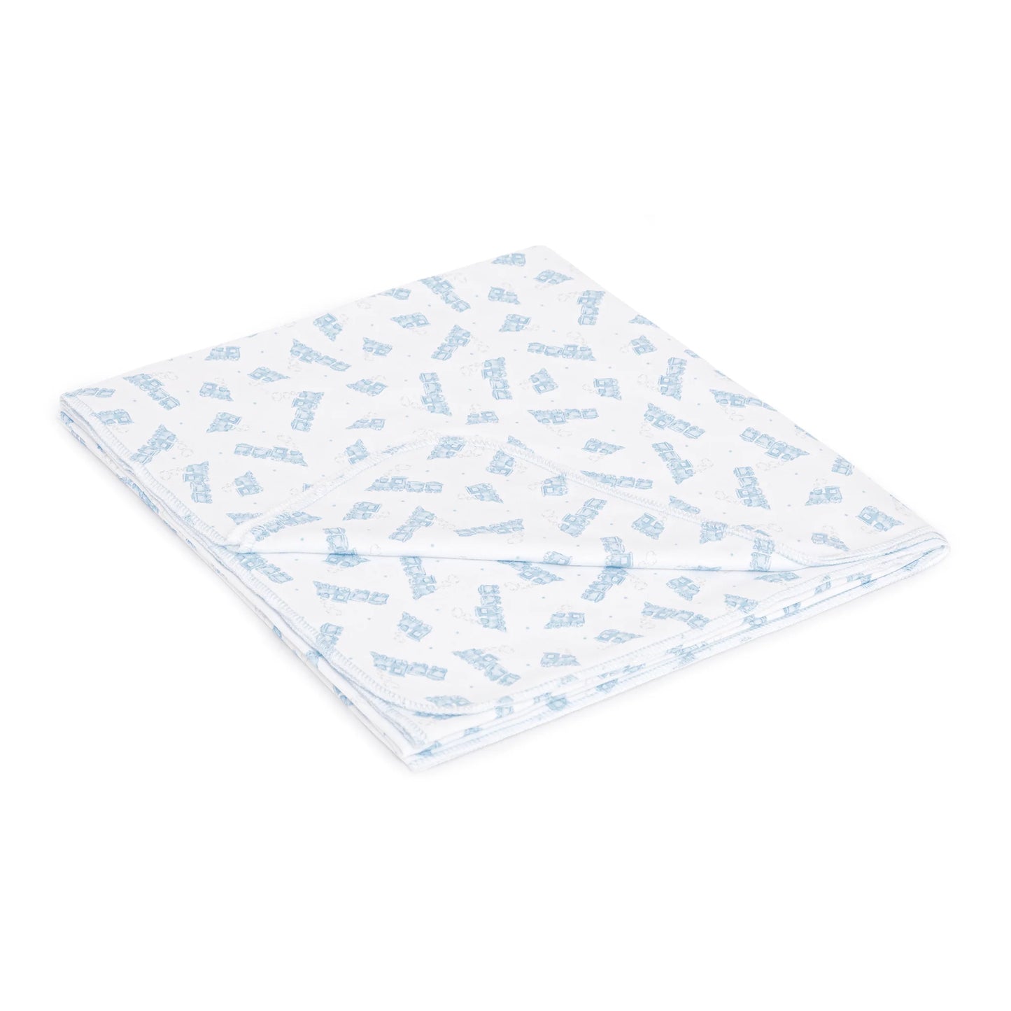 Choo Choo Train Print Swaddle Blanket
