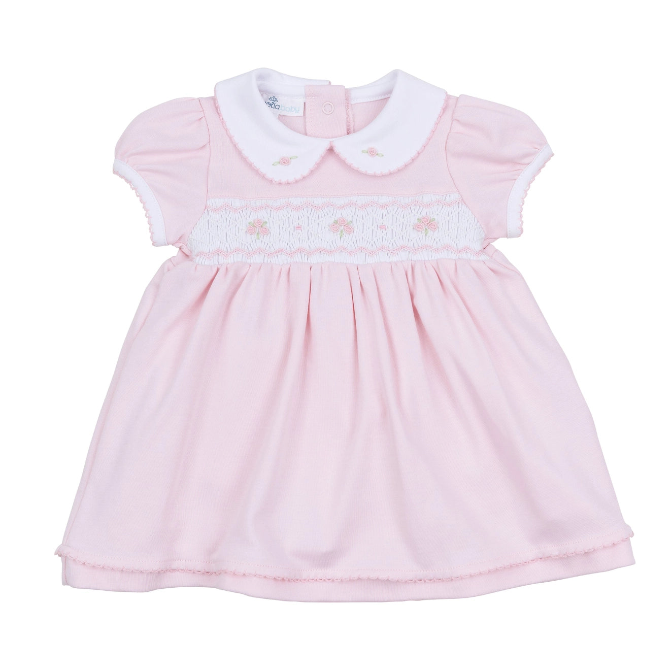 Lillian Smocked Dress - Pink