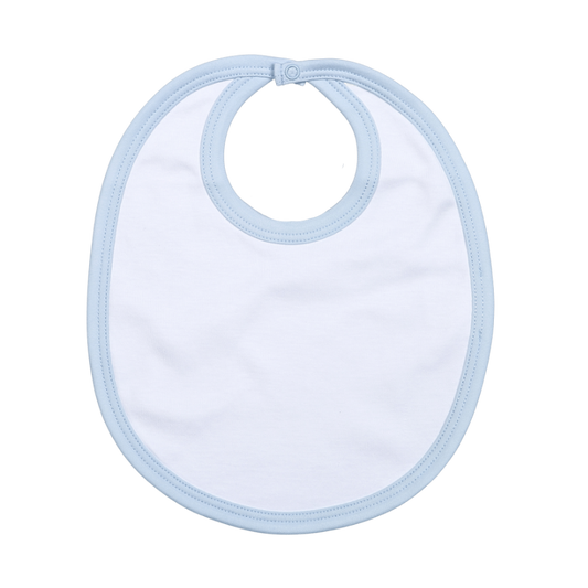 Leo White and Blue Bib