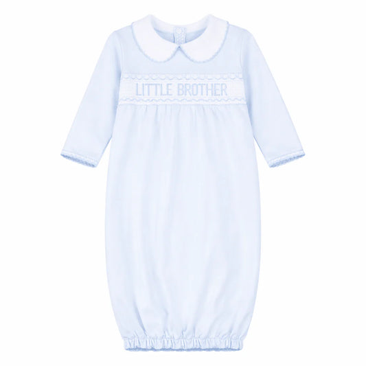 Little Brother Smocked Gown