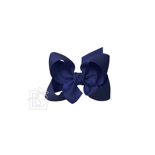 Navy Hair Bow