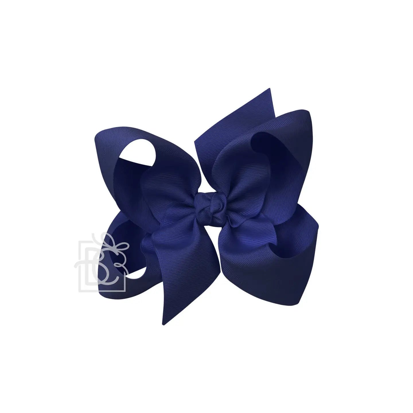 Navy Hair Bow