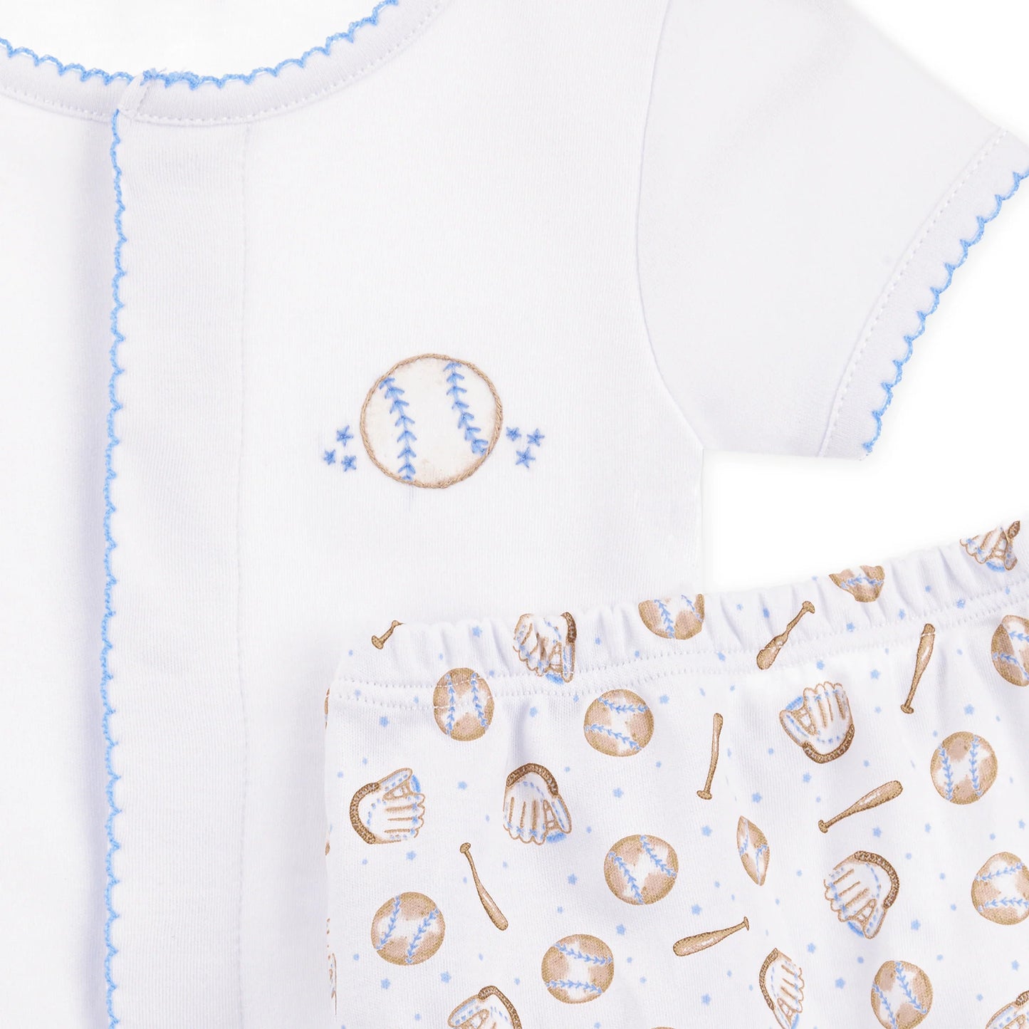 Precious Lil' Sluggers Diaper Cover Set - Light Blue