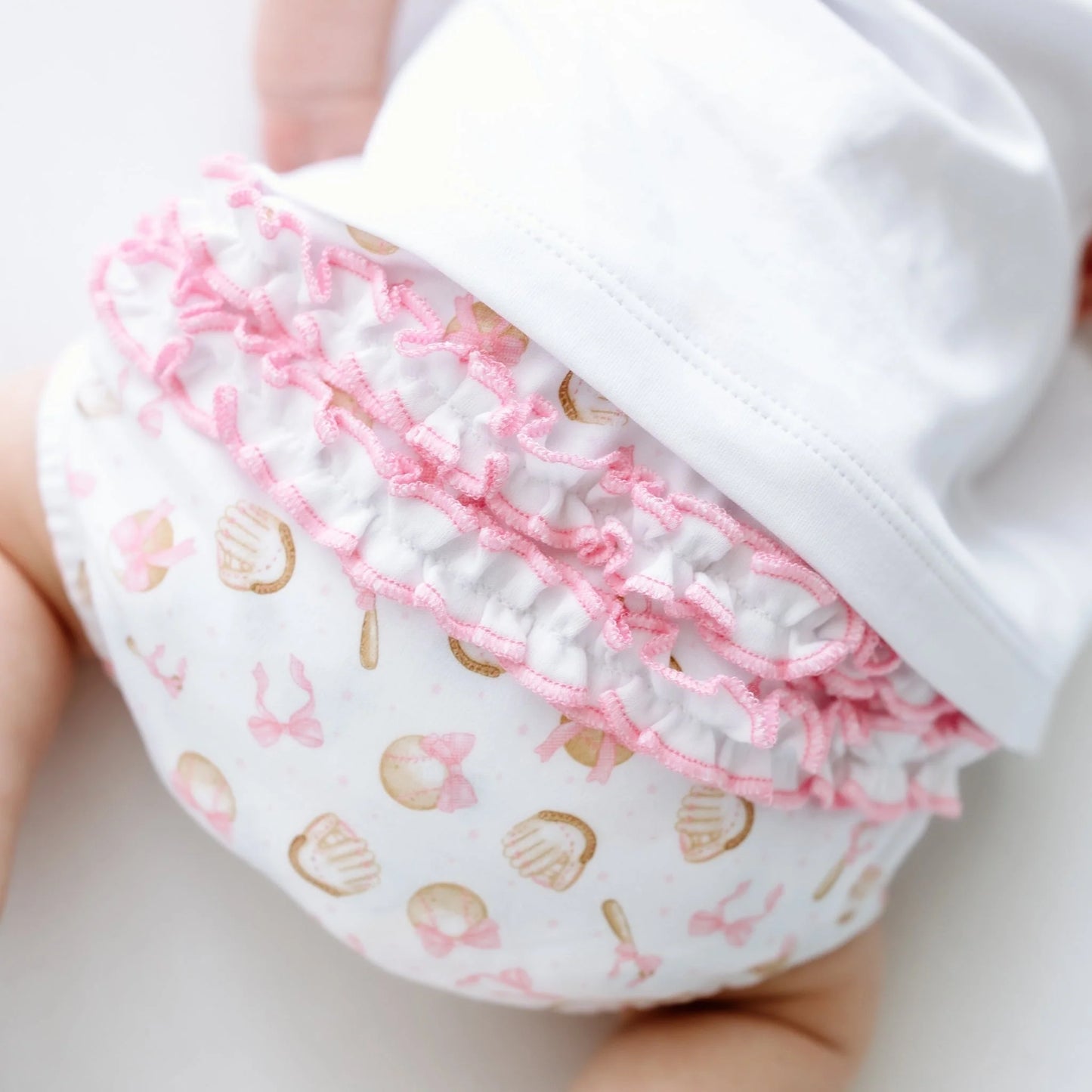 Precious Lil' Sluggers Diaper Cover Set - Pink