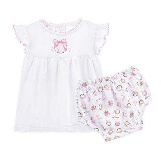 Precious Lil' Sluggers Diaper Cover Set - Pink