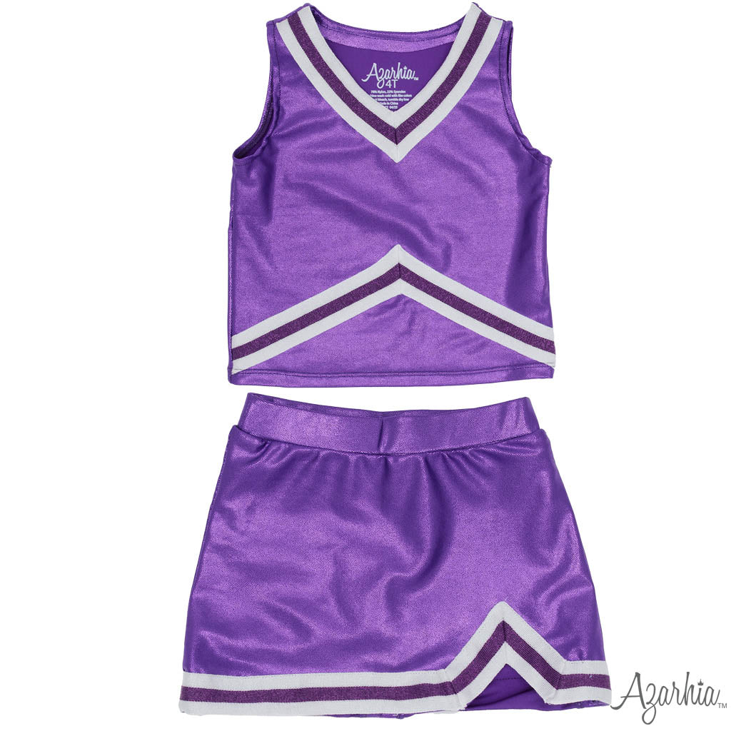 Shimmer Cheer Suit - Purple