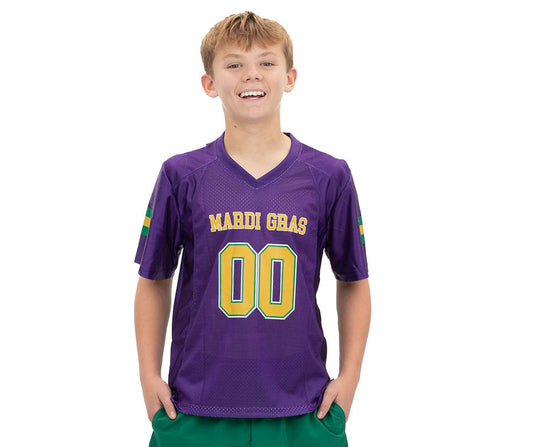 Mardi Gras Football Jersey