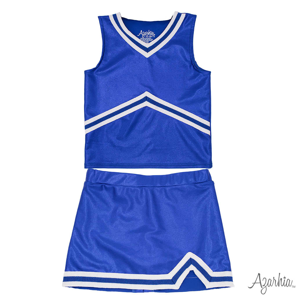 Shimmer Cheer Suit - Royal Blue
