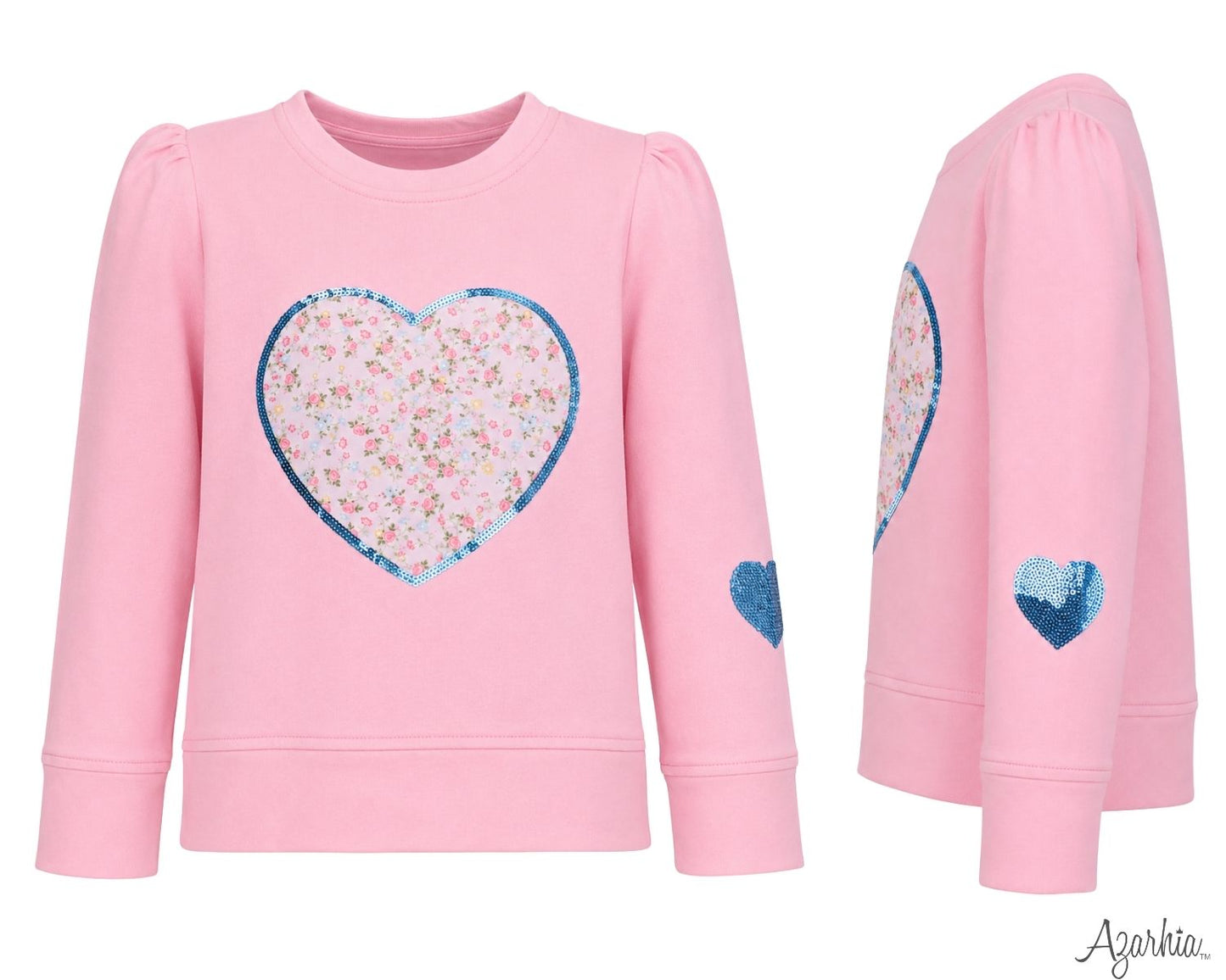 Sequin Applique Stay Sweet Pink Holly