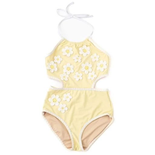 Crochet Halter - Butter Daisy Swim
