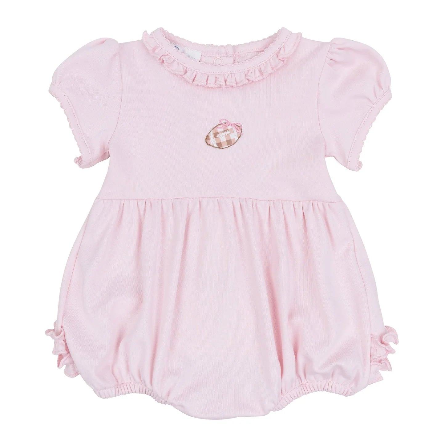 Tiny Tailgater Ruffle Bubble - Pink