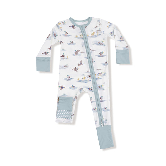 2 Way Zipper Sleeper - Migrating Mallards
