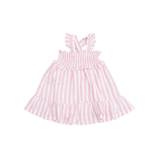 Candy Stripe Muslin Dress