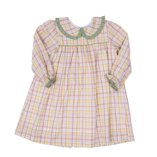 Cecilia Dress - Harvest Fields Plaid