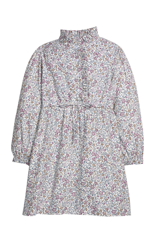 Ruffled Shirt Dress - Margaux Floral
