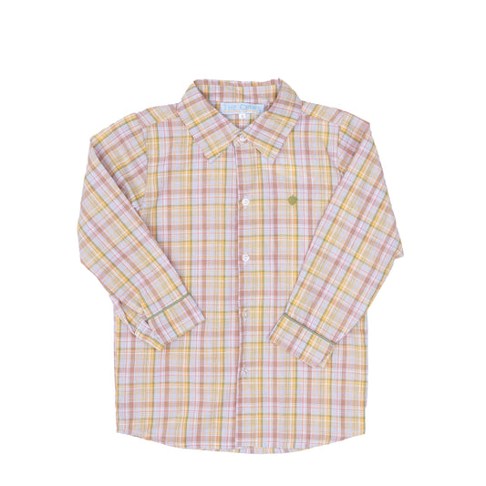 William Button Down - Harvest Fields Plaid