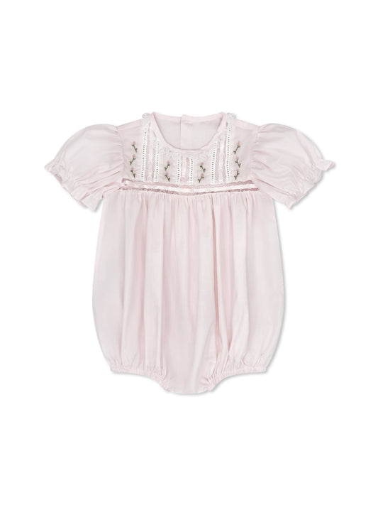 Elizabeth Bubble - Pink/Rose Embroidery