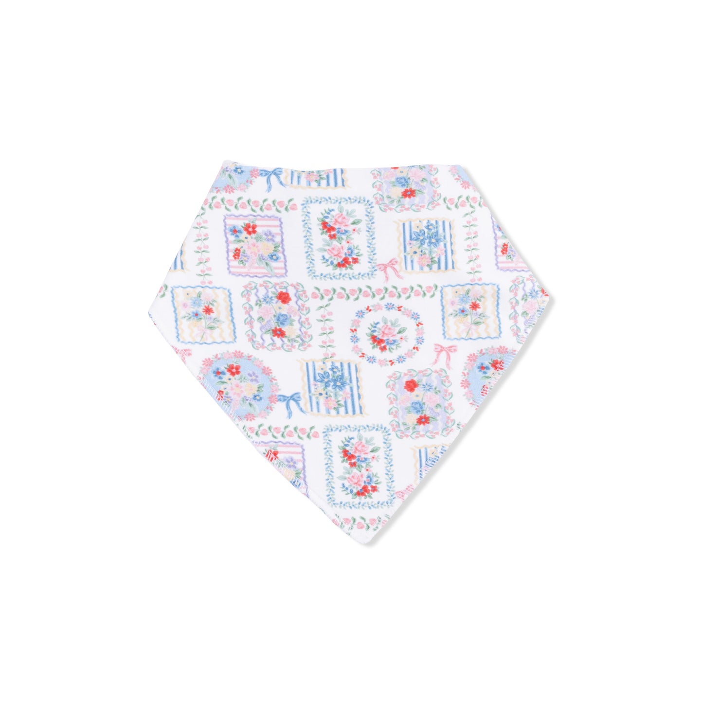 Julep's Floral Patchwork Bandana Bib