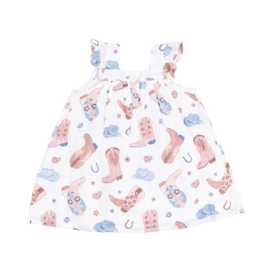 Girl Cowboy Boots Dress
