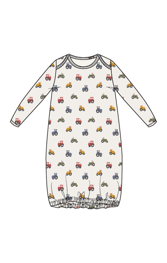 Lap Shoulder Gown - Mini Tractors